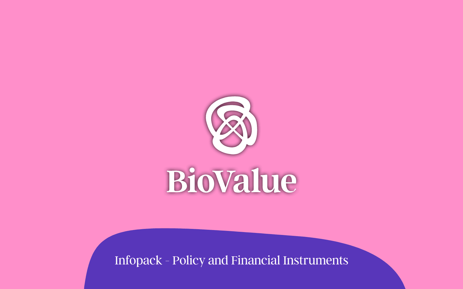 Infopack - Policy and Financial Instrument — cover page
