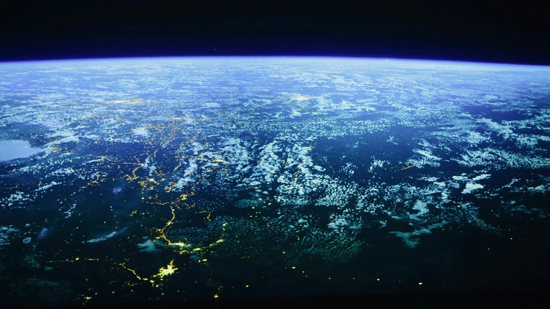 Una vista della Terra dallo spazio
